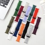 Apple Watch 42mm(Old)/44mm/45mm/46mm/49mm Dash Silicone Straps