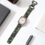 Apple Watch 42mm(Old)/44mm/45mm/46mm/49mm Camouflage Bracelet Silicone Straps - Image 7