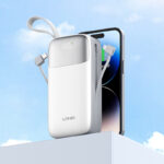 LDNIO PQ30 30000mAh USB-C Fast Charging Power Bank Smart LED Display Built-in Charging Cable Power Bank - Image 3