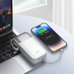 LDNIO PQ30 30000mAh USB-C Fast Charging Power Bank Smart LED Display Built-in Charging Cable Power Bank - Image 4