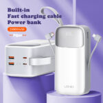 LDNIO PQ50 best selling portable handheld mobile high capacity 50000mah power bank type c portable mobile power bank