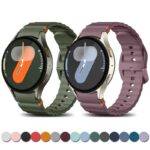 Samsung Galaxy Watch 7/6/FE/5 Pro/4 Classic Sport Silicone Band – No Gap Strap for 40mm 44mm 47mm Models