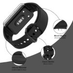 Samsung Galaxy Fit 3 Sport Silicone Strap – Soft Rubber Replacement Bracelet for Fitness Band - Image 3