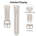 Samsung Galaxy Watch 7/6/FE/5 Pro/4 Classic Sport Silicone Band – No Gap Strap for 40mm 44mm 47mm Models - Image 5