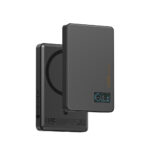Lito LP09 Thin Mini Portable Smart Charger MagSafe 3 in 1 10000mAh PowerBank - Black - Image 2