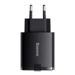 Baseus 30W Compact Quick Fast Charger USB Type C 2x - Black - Image 2