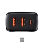 Baseus 30W Compact Quick Fast Charger USB Type C 2x - Black - Image 8