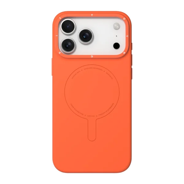 iPhone 17 Pro Max Youngkit Morandi Silicone Magsafe Case – Orange