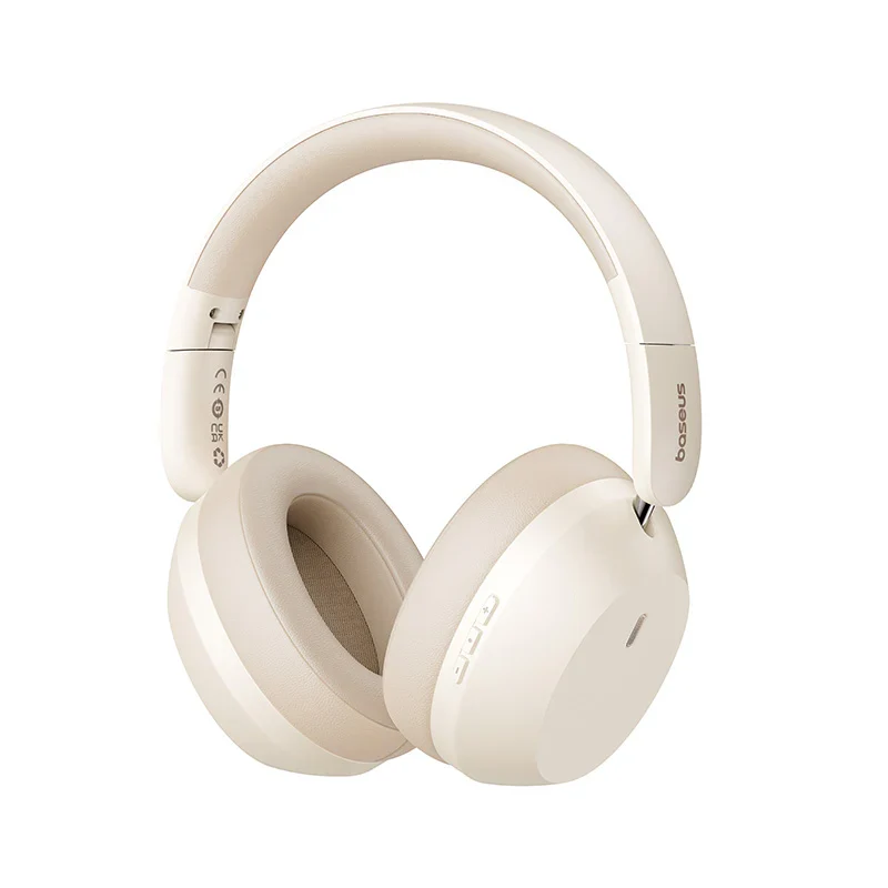 1_800x_0005576e-e3c4-442d-a716-f3b40f1d2c7d_3000x Baseus Bass 35 Max Wireless Headphones Bluetooth 5.3 40mm Bass-Enhancing Diaphragm 50H Over Headset Ultra Low Latency Earphones - Beige - Image 1