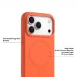 iPhone 17 Pro Max Youngkit Morandi Silicone Magsafe Case – Orange - Image 3