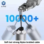 Lito LD10CC 60W Super Charging Metal Data Cable – Type-C to Type-C - Image 7