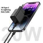 LITO LC13T 20W Fast Charger With Type-C to Lightning Cable - Image 3