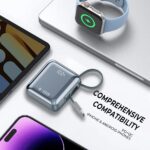 LITO LP12 35W 10000mAh Fast Charging Mini Power Bank with Built-in Type-C Cable - Image 5