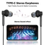 Lito LF02T Type-C Stereo Earphones Clear Sound & amp Comfortable In-Ear Fit - Image 7