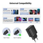 LITO LC13T 20W Fast Charger With Type-C to Lightning Cable - Image 2