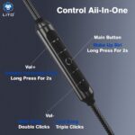 LITO LF05A In-Ear Wired Earphones (AUX - Connector) - Image 4
