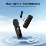 Lito LM02 Professional Wireless Lavalier Microphone for Smartphone Recording - Image 5