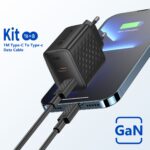 Lito LC22T Gan 45W Fast Charger With Type-C To Type-C Cable - Image 2