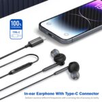 Lito LF02T Type-C Stereo Earphones Clear Sound & amp Comfortable In-Ear Fit - Image 4