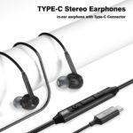 Lito LF02T Type-C Stereo Earphones Clear Sound & amp Comfortable In-Ear Fit - Image 3
