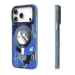 iPhone 17 Pro Max Youngkit Cyberpunk 360° Spin Magnetic Stand Case - Image 4
