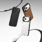 iPhone 17 Pro Max Youngkit Leather 360° Spin Magnetic Stand Case