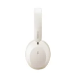 Baseus Bass 35 Max Wireless Headphones Bluetooth 5.3 40mm Bass-Enhancing Diaphragm 50H Over Headset Ultra Low Latency Earphones - Beige - Image 2