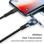 LITO LD14CL Braided 30W Super Fast Charging Type-C to Lightning Data Transfer Cable - Image 3