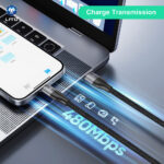 LITO LD23CC 6A 100W Fast Charging Metal Type-C to Type-C Cable - 1M - Image 5