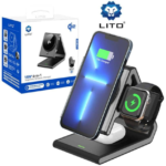 LITO LT-W02 QI2 15W 4-in-1 Magnetic Wireless Charger - Image 2