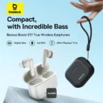 Baseus Bowie E17 True Wireless Bluetooth Earphones - Black - Image 4
