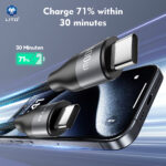 LITO LD23CC 6A 100W Fast Charging Metal Type-C to Type-C Cable - 1M - Image 4