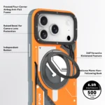 iPhone 17 Pro Max Youngkit Cyberpunk 360° Spin Magnetic Stand Case - Image 3