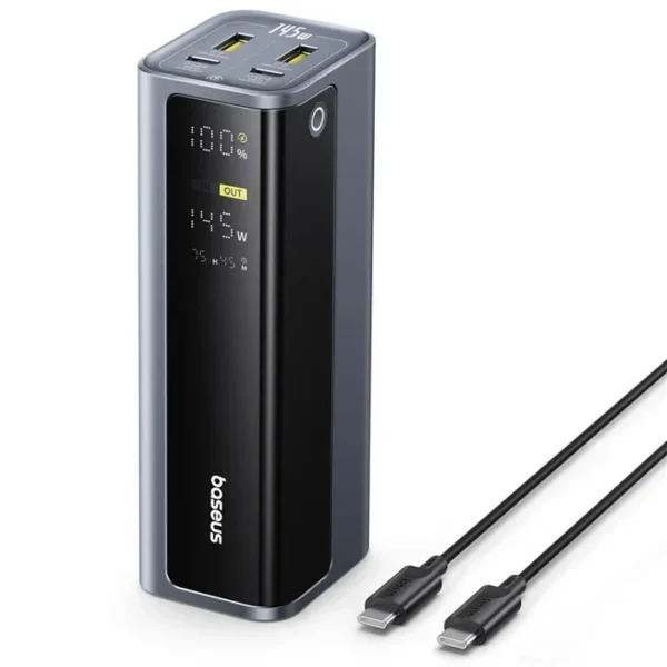 Baseus EnerGeek GP12 Fast Charging Portable 20800mAh Powerbank 145W with Digital Display