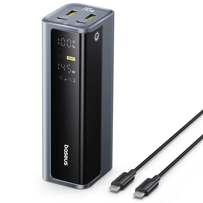 800x800_6632001118A-10 Baseus EnerGeek GP12 Fast Charging Portable 20800mAh Powerbank 145W with Digital Display - Image 1
