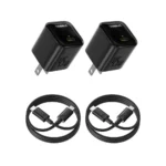 Baseus GaN6 USB-C 45W Charger Pack of 2 With Cable - Image 2