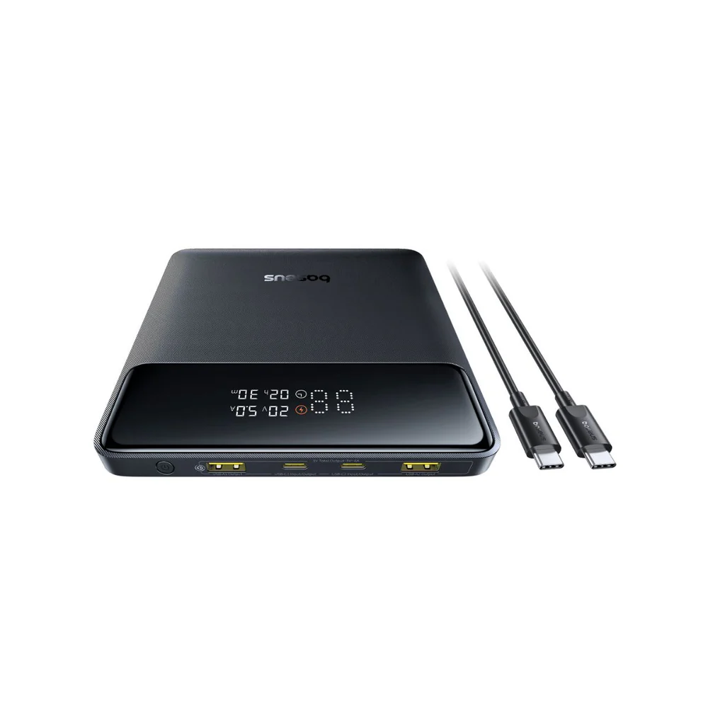 Baseus Blade H1 100W Fast Charging 20000mAh Power Bank with Digital Display - Cosmic Black - Image 4