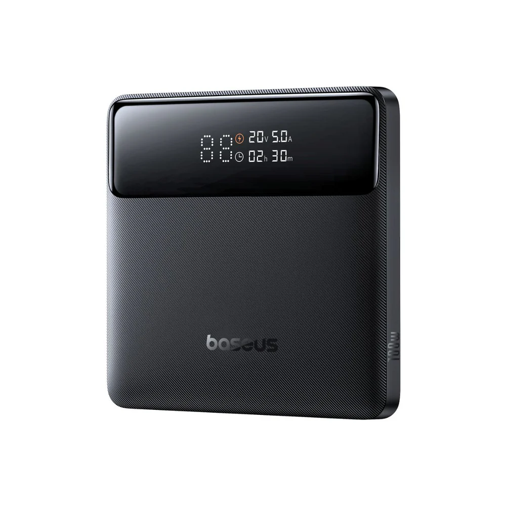 Baseus Blade H1 100W Fast Charging 20000mAh Power Bank with Digital Display - Cosmic Black - Image 2