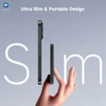 LITO LP07 15W Ultra Thin 3in1 Magnetic 5000mAh Power Bank - Black - Image 5