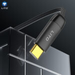 LITO LD11CL Braided 90° Elbow 30W Type-C to Lightning Cable Super Fast Charging - Image 2