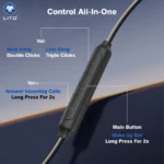Lito LF05T Type-C Stereo Earphones Premium Sound with In-Line Controls - Image 2