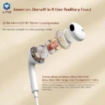 LITO LF01L Lightning AUX Earphones High-Quality Wired Sound - Image 3
