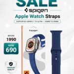 42mm/44mm/45mm/49mm Spigen Silicon Straps For Smart Watch - Navy Blue