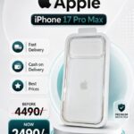 iPhone 17 Pro Max Premium Transparent Protective Cover - Clear