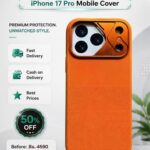 iPhone 17 Pro Premium Metal Camera Guard Frosted Protective Case