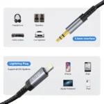 Lito LA01L Lightning to 3.5mm AUX Audio Cable - Image 3