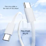 LITO LD04CC 60W Type-C To Type-C Data and Charging Cable - 1m - Image 4