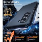 Torras Armor Stand Series Case for Samsung Galaxy Z Fold 6 with S-Pen Slot & MagSafe Compatible – Black - Image 3