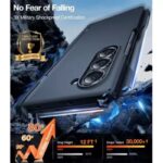 Torras Armor Stand Series Case for Samsung Galaxy Z Fold 6 MagSafe Compatible – Black - Image 3