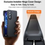 Torras Armor Stand Series Case for Samsung Galaxy Z Fold 6 with S-Pen Slot & MagSafe Compatible – Black - Image 4